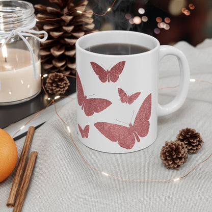 Butterfly Ceramic Mug 11oz