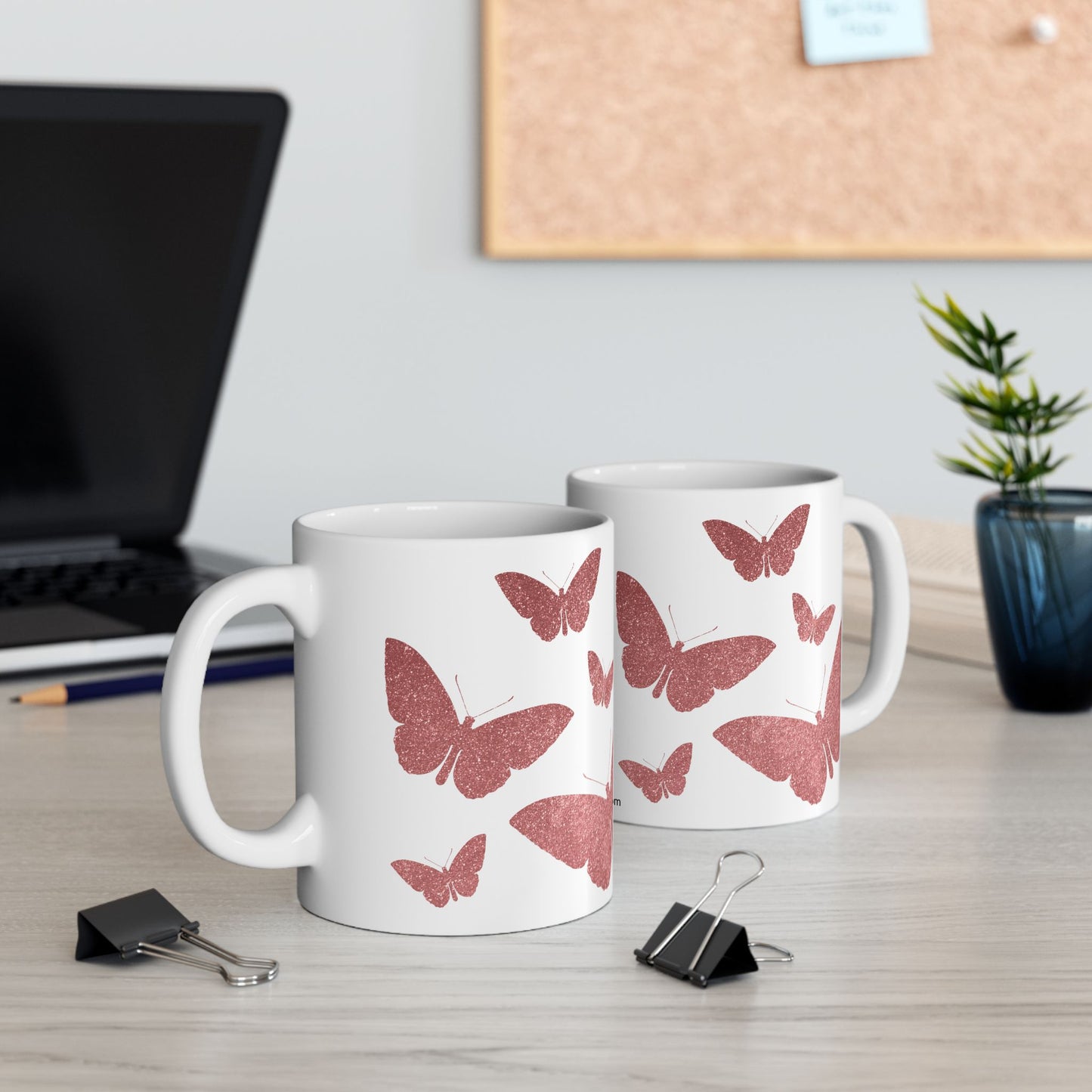 Butterfly Ceramic Mug 11oz