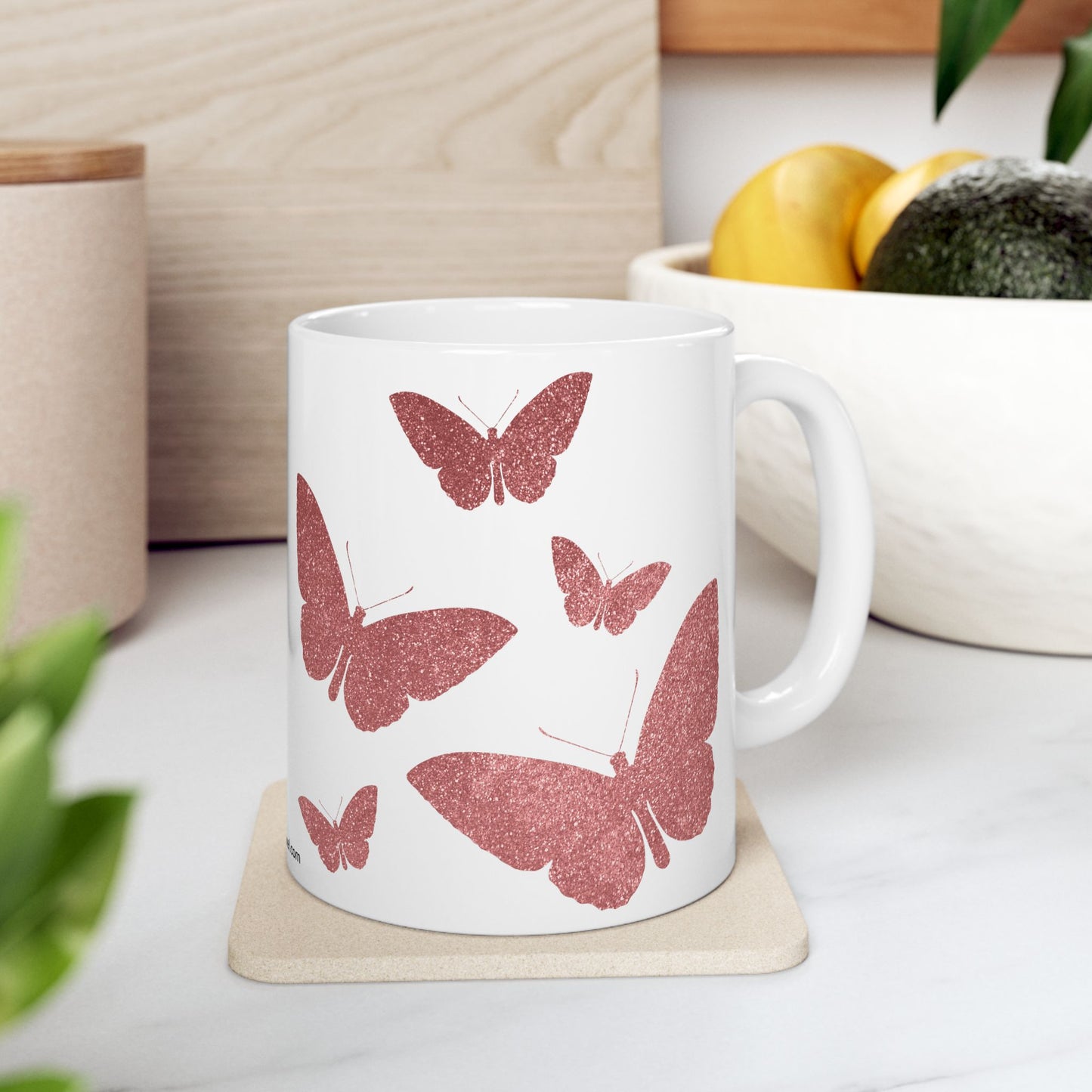 Butterfly Ceramic Mug 11oz