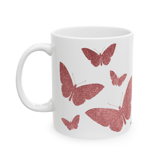 Butterfly Ceramic Mug 11oz